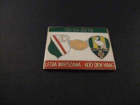 ADO Den Haag -Legia Warchau vrienden rode rand